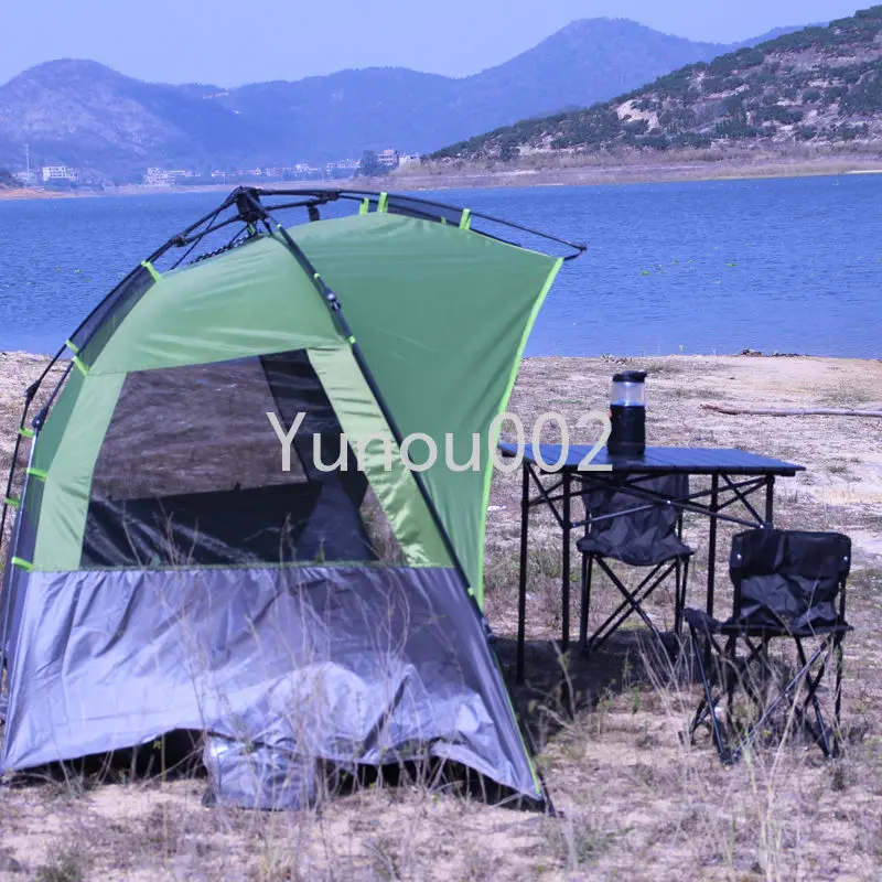 Quick Automatic Open Beach Tent Family Travel Picnic Park Sunshade Fishing 2023 Sonuto 3 4 Person One-touch Camping Tent