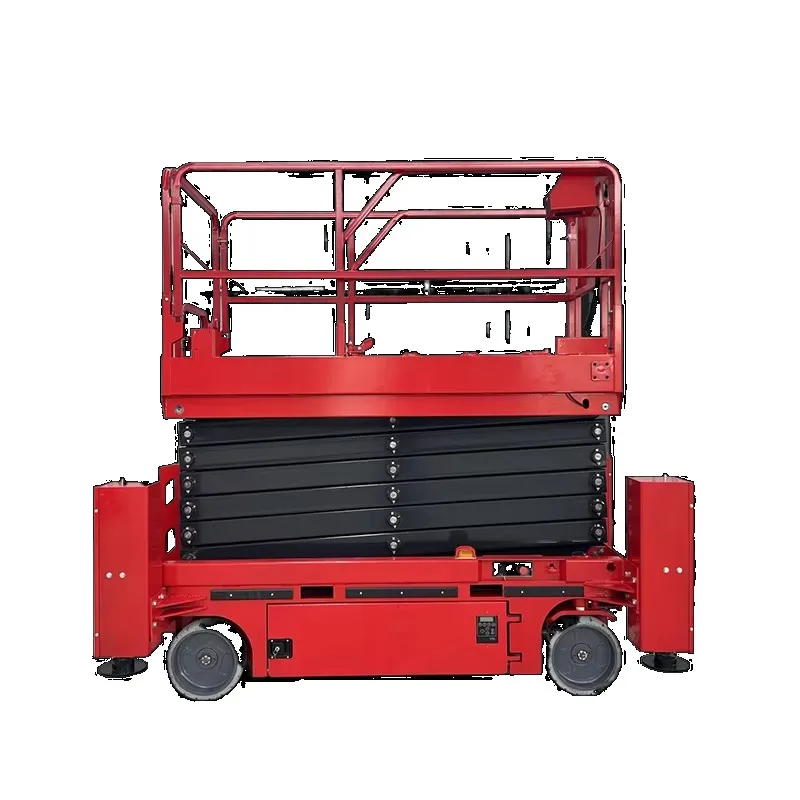 Customized 6m Hydraulic Battery Scissor Mobile Aerial Work Platform Lift Platforms