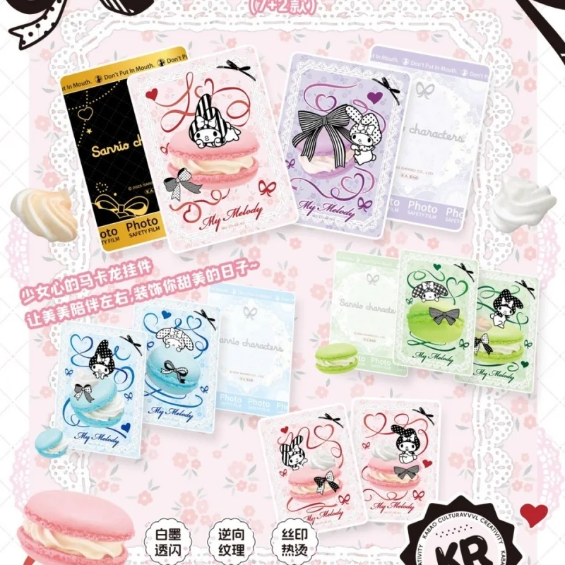 KABAO Original Anime Sanrio Kuromi Hello Kitty Glitzerkarte Cartoon My Melody Sammelkartenspiel Spielzeug für Fans zum Sammeln von Geschenken – Detail 37
