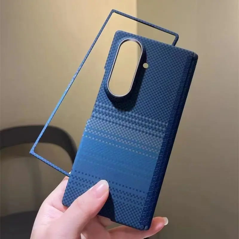 NEW Carbon Fiber Texture MagSafe Phone Case For Samsung Galaxy Z Fold 7 Fold 8 ultra Magnetic Wireless Charging Shockproof Cover