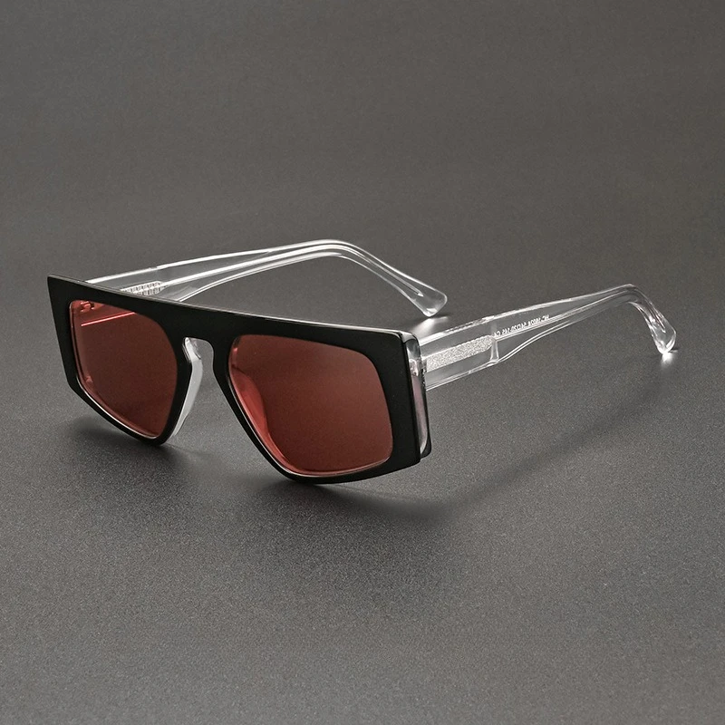 2026 Personality Square Acetate Modelling Sunglasses Ladies Daily Streetwear Accessories Men UV Protection Driving SUN GLASSES