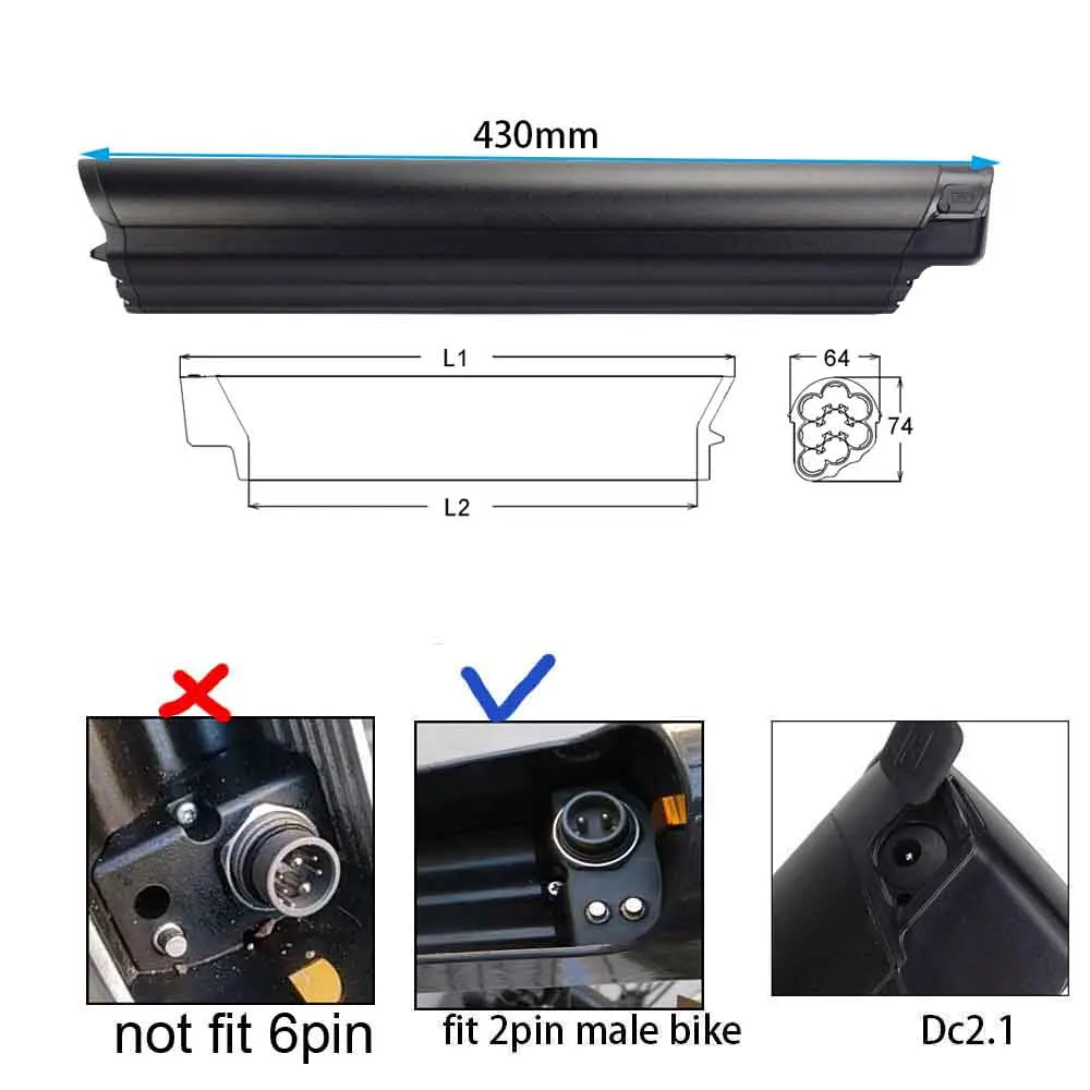 

Reention Bikkel 36V Intube Mini Battery 10.4Ah 12.8Ah 14Ah for Lombardo Cidade Intube Leva E-Bike Replacement akku