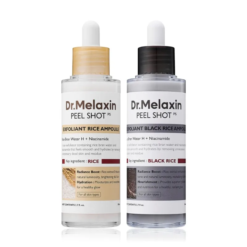 

80ML Original Niacinamide Face Serum-Brightening Pore Minimizing White Rice Black Rice Amino Acid Rice Dark Spots Oil Control