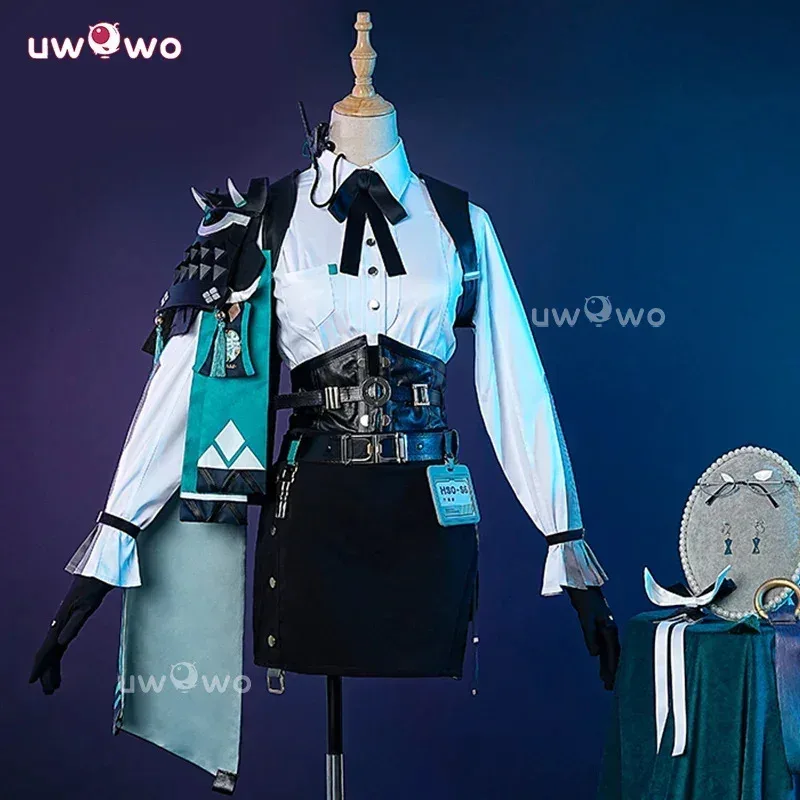 UWOWO Tsukishiro Yanagi سلسلة Collab التأثيرية: لعبة Zenless Zone Zero ZZZ Tsukishiro Yanagi أزياء تنكرية للهالوين