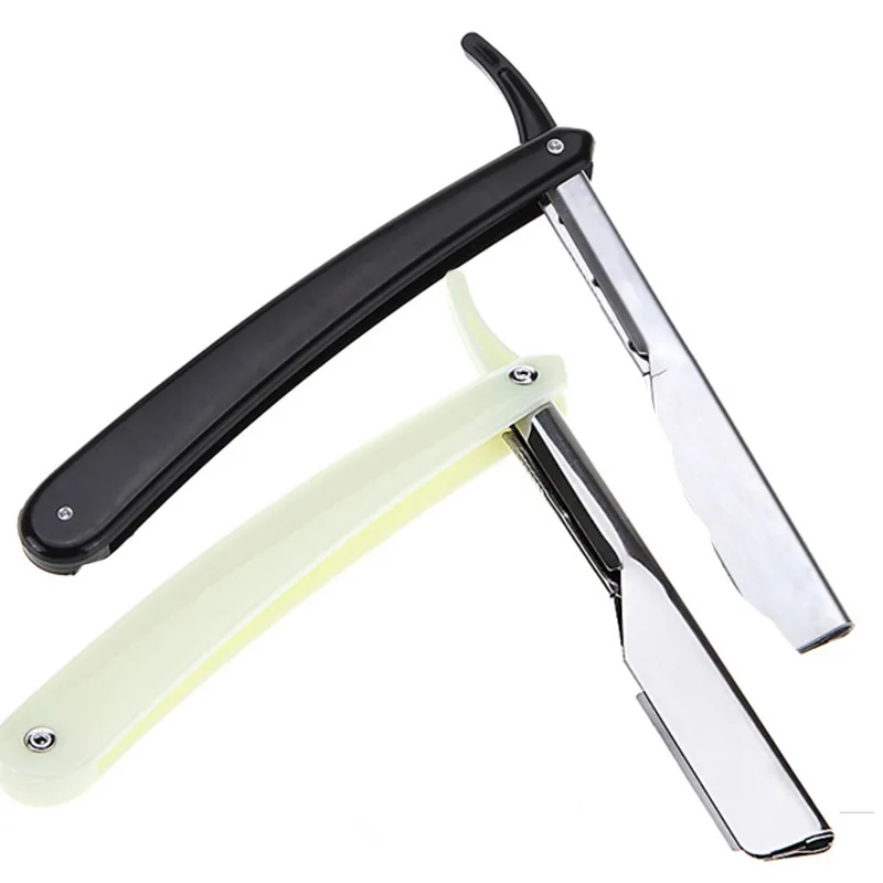Vintage Foldable Shaver Razor Holder Barber Manual Tool Hair Mustache Holder Face Trimming Grooming Old School Shave Accessories