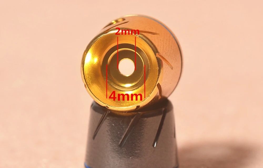 Aipingun 1 par liga de alumínio escudo externo habitação caso capa para 10mm fone ouvido unidade alto-falante