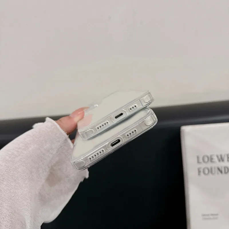 Simple Cute Stars Clear Phone Case For Samsung Galaxy S24 S23 S22 S25 Ultra Plus Transparent Cover S22+ S23+ S24+ S25+ Shell