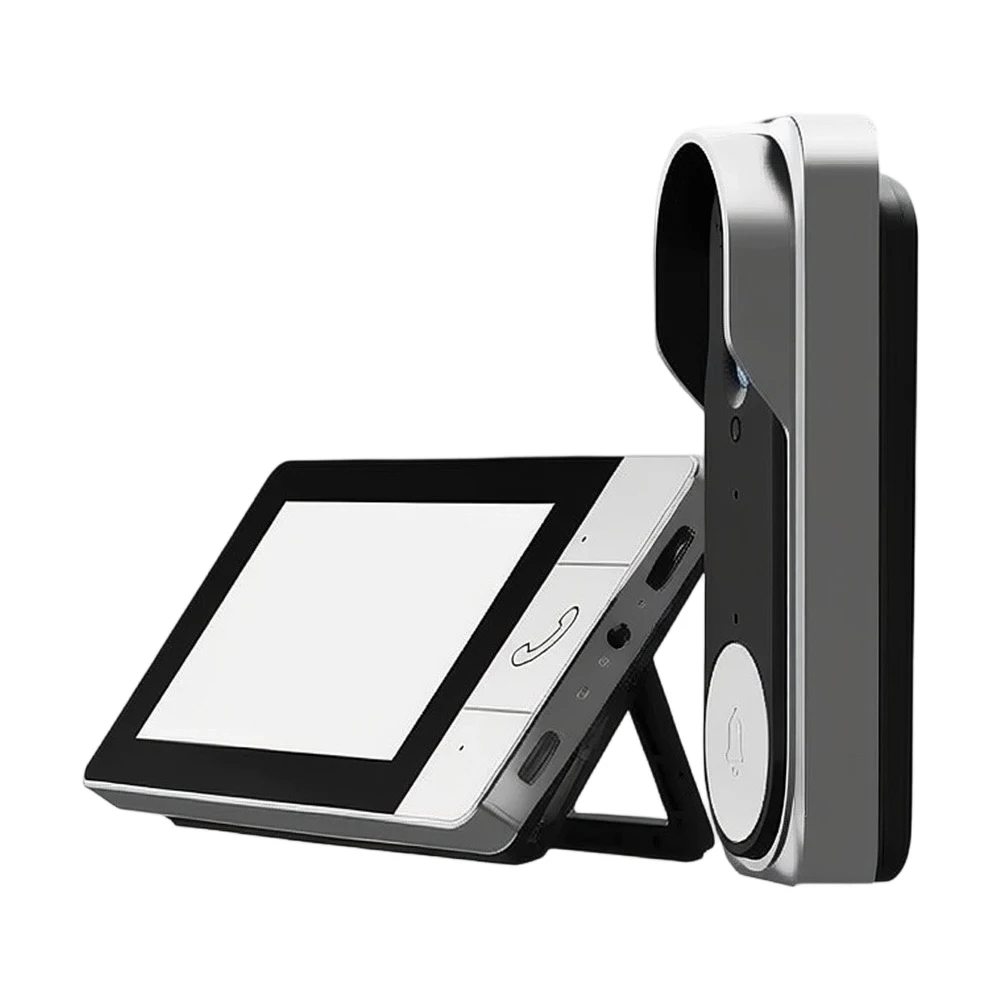 

Hd Monitor Video Doorbell For Night Monitoring Pvc Material Construction Infrared Technology For Home Security