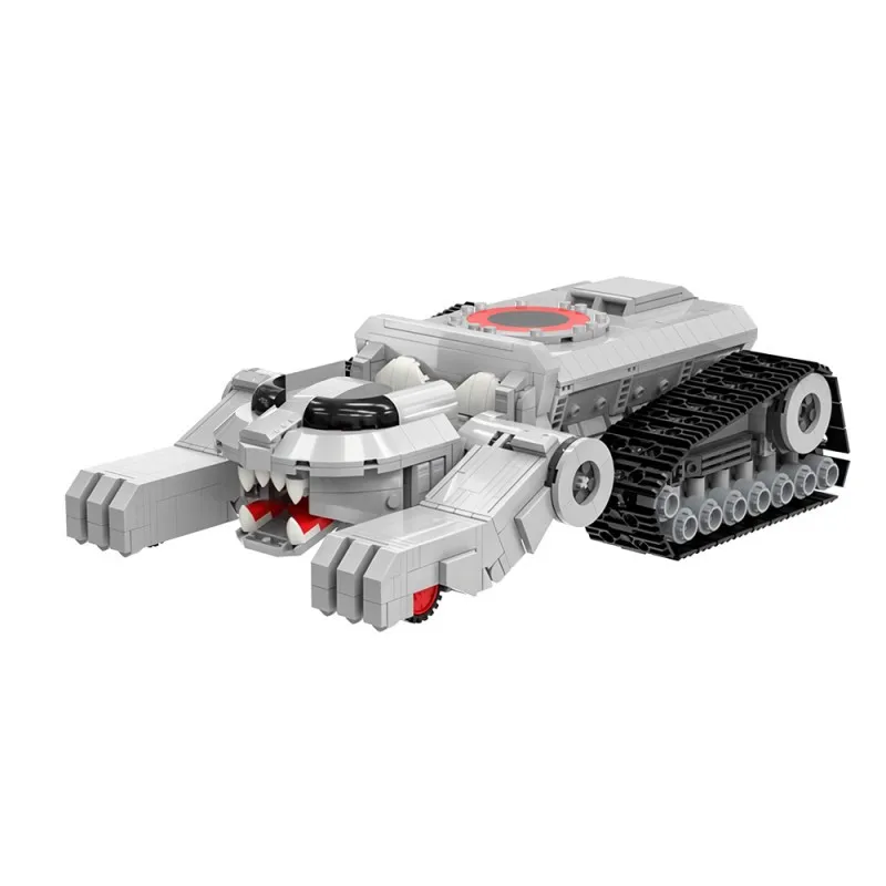 Tiger Head Chariot Creative Building Blocks Adventure Animation Vehicle Assembly Model DIY Brick Toy Birthday Holiday Party Gift