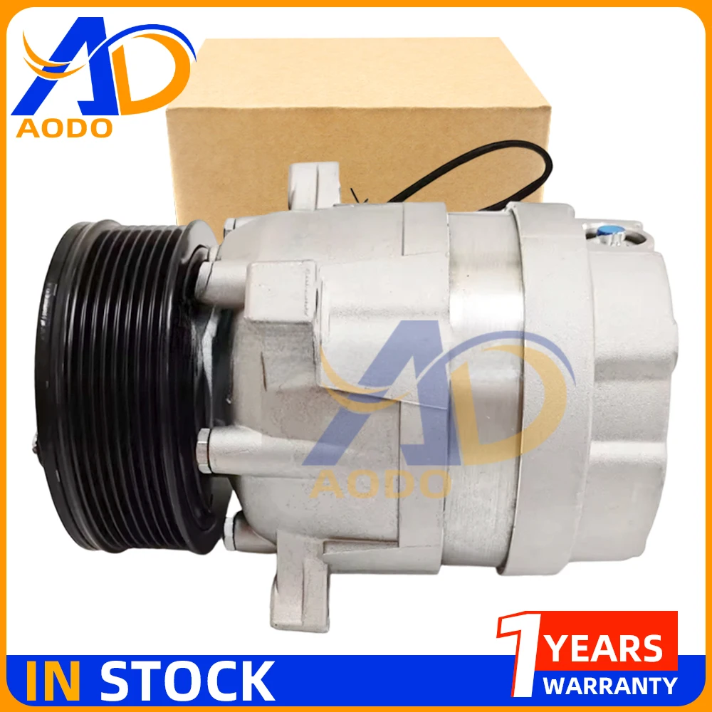 V5 AC Compressor with Clutch For Tata Daewoo Ultra Novus Truck 652860-6005C 65.2860-6005C 65286506005C 8 Grooves 24V