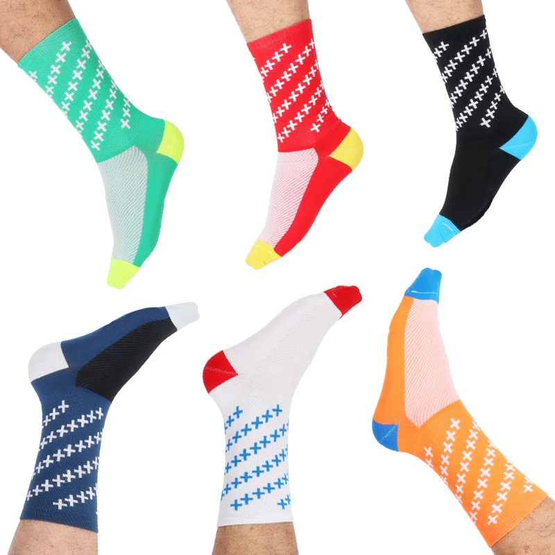 5Pairs Stretch Fit Sports Socks for Men Women Football Basketball Baseball Rugby Soccer Running