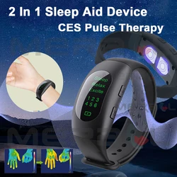 CES Sleep Aid Device Portable Pulse Micro-current Sleep Aid Relieves Insomnia Helps Fast Sleeping Intelligent Relieve Anxiety