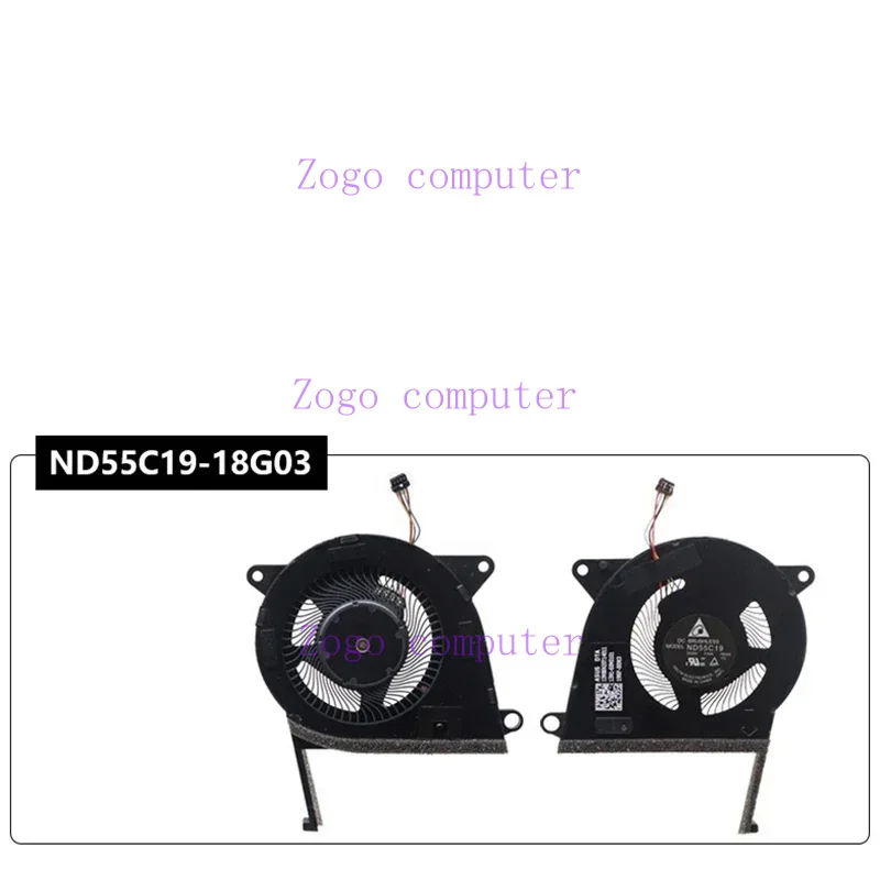 New Original laptop CPU GPU cooling fan for Asus Zenbook S13 ux392 fan ND55C19-18G03 ND55C19-188 G04