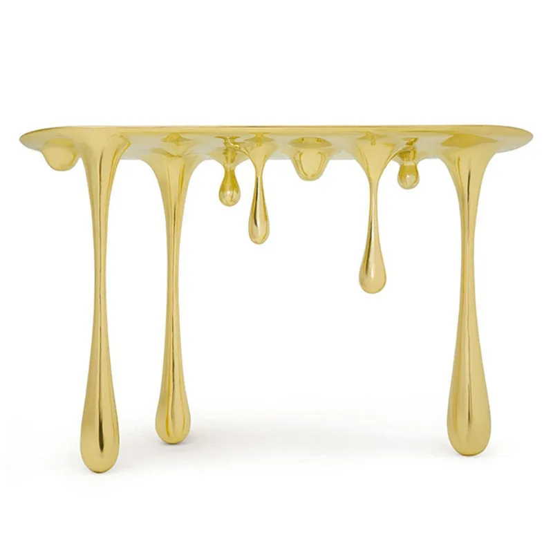 #Luxury Style Fiber Reinforce Plastic Customize Color Living Room Furniture Console Table for Home