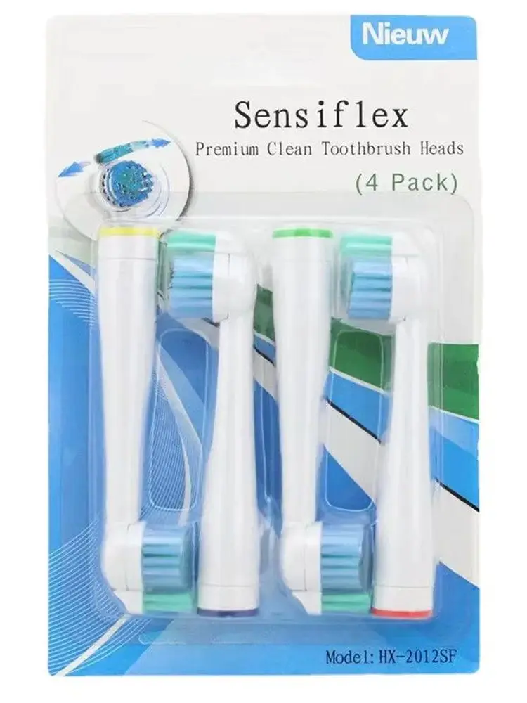 

Насадки для электрических зубных щеток 4/8/12, мягкие, для электрической зубной щетки Philips HX2012, средства для гигиены полости рта, бережно удаляют налет.