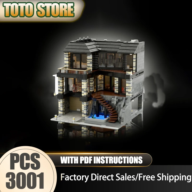 

City Street View Model Moc Building Bricks Villa Imperia Model Technology Modular Blocks Gift Christmas Toys DIY Assembly Set