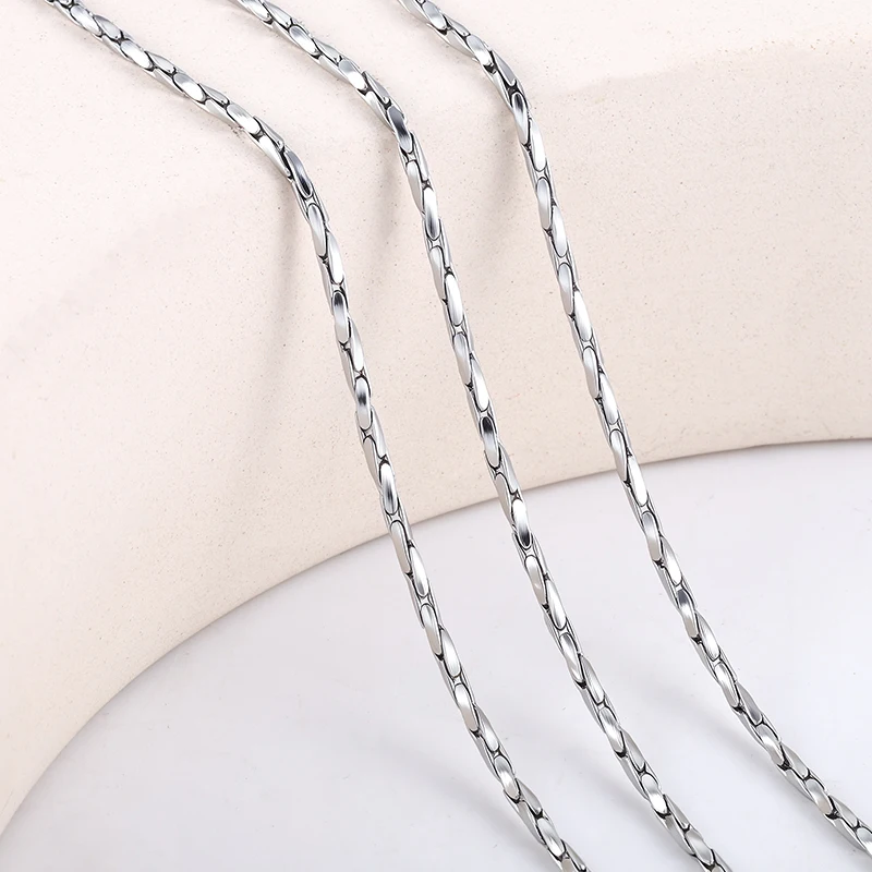 

1,8 мм 1 метр цепи из нержавеющей стали для изготовления ювелирных изделий DIY аксессуары ожерелье браслет звенья поставки материалы для рукоделия