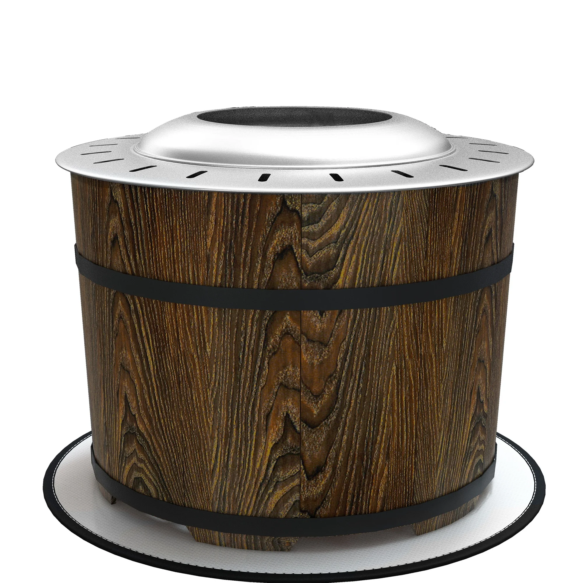 Smokeless Fire Pit with Mat, 20