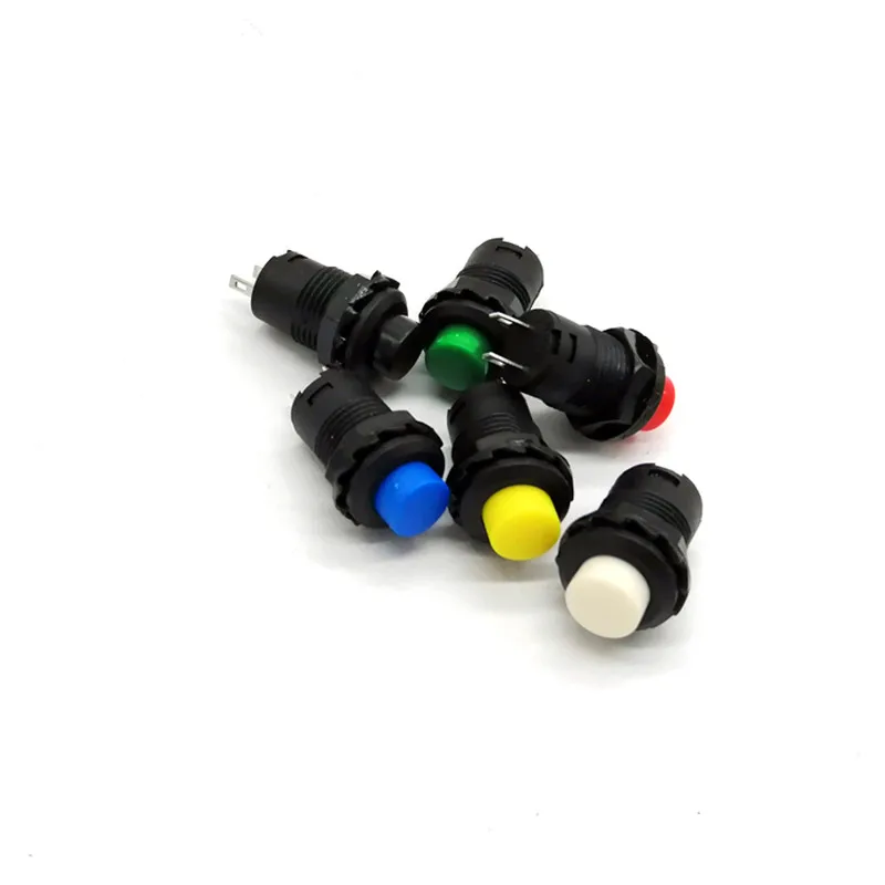 30pcs 12mm Lock Latching OFF- ON Push Button Switch maintained fixed / Momentary Unlock 3A /125VAC 1.5A/250VAC