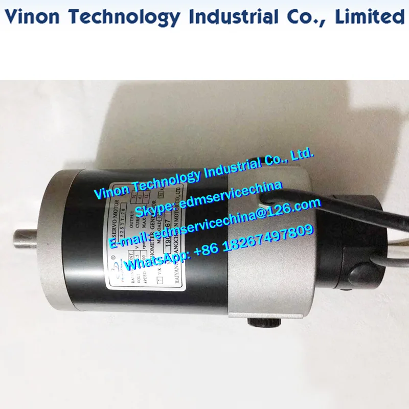 

DC Servo Motor 82SYT-70, Power 70W, Voltage 23.5V, Rated current 6.1A, Rated torque 1.0N.m, Rated speed 700rpm for AgieCharmille