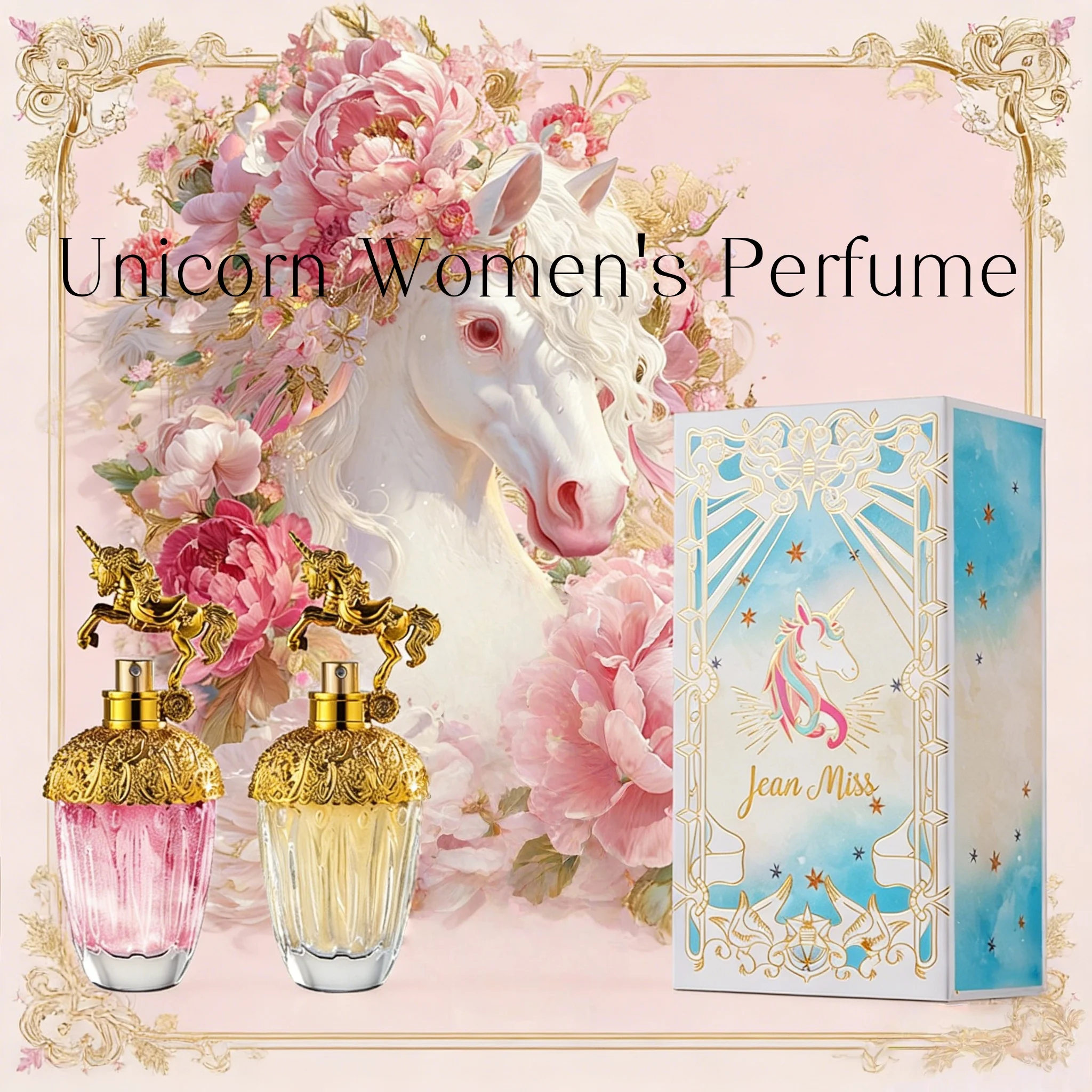 

Unicorn Quicksand / Flowing Sand Unicorn — Fruity Fragrance for Women 80ml, Long-Lasting Natural Fresh Eau de Toilette