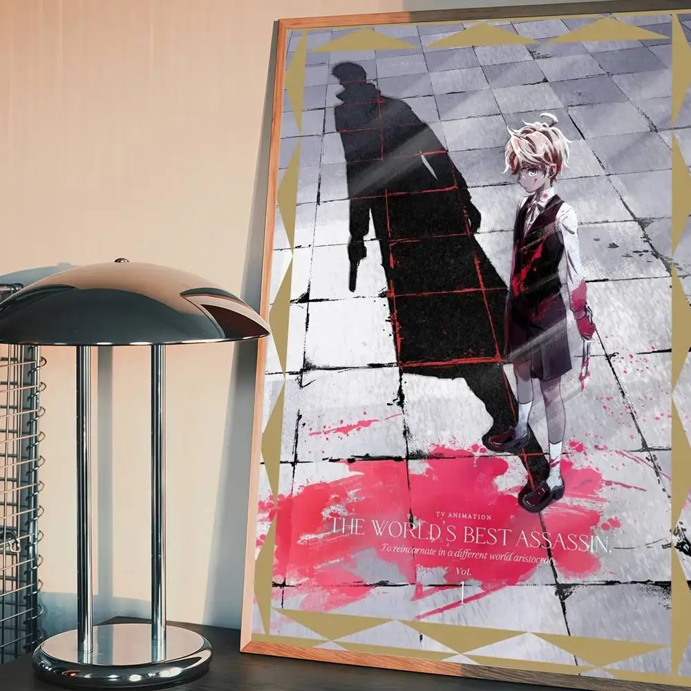 أفضل قاتل في العالم يحصل على ملصقات الفيلم الكلاسيكي المُعاد تجسدت، ملصق ورقي مقاوم للماء، ملصقات جدار فنية لتزيين القهوة #6