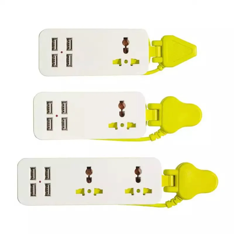 

Travel portable plug, multi port USB mobile phone charger, British standard socket