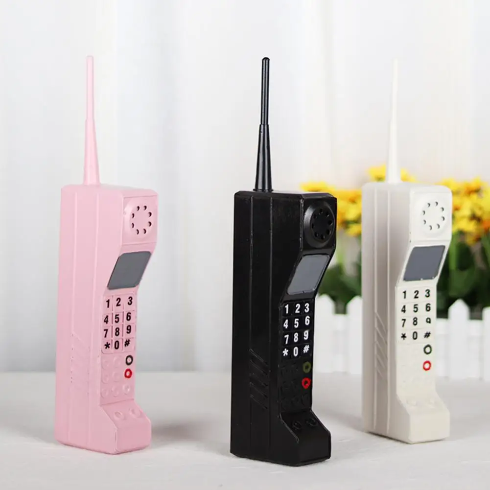 

Mobile Phone Model Retro Brick Cell Phone Ornament Vintage Simulation Photography Props for Home Decoration