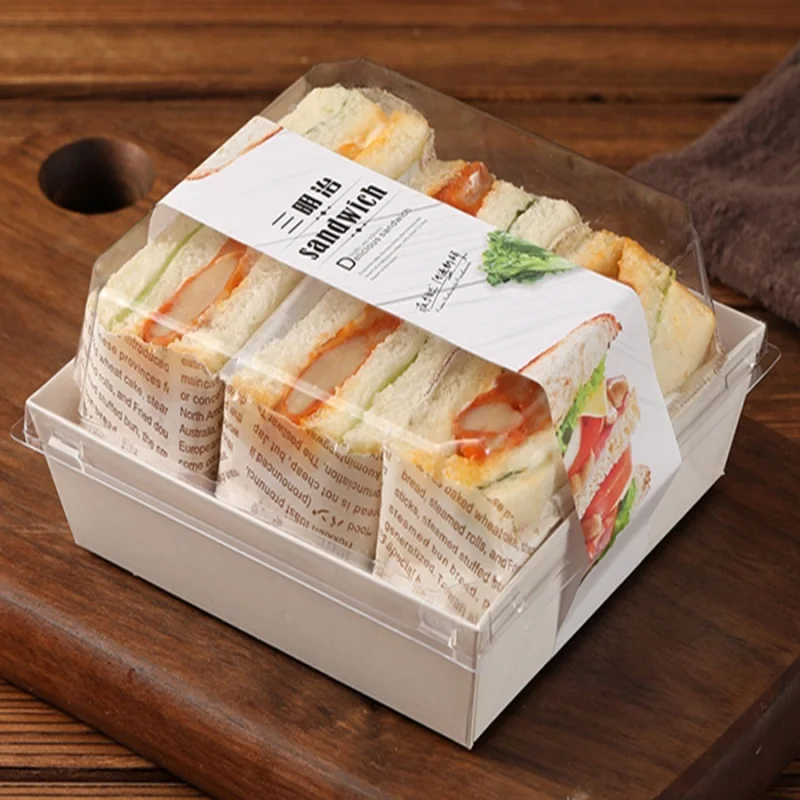 Kunden spezifische Produkte Einweg Sandwich Box Form Sandwich Box Hot Sale Boxen für die Verpackung