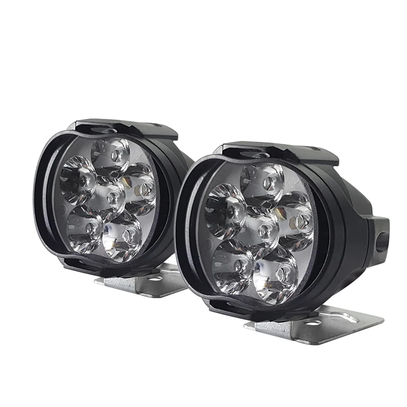 2 stücke L3C LED Mini Fahren Lampe Nebel Lichter + 1 Schalter 6 + 6 Chips LED Scheinwerfer 6000 Karat Arbeit Lampen für Auto Lkw Pickup Lampe