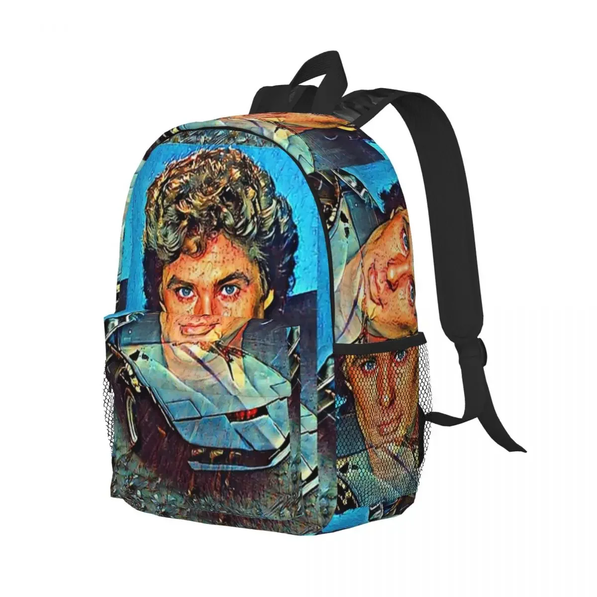 David Hasselhoff-mochila escolar de dibujos animados para niños y niñas, morral de viaje para estudiantes, bolso de hombro de gran capacidad