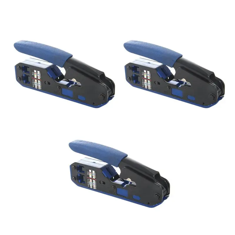 M12K-3X Rj45 Tool Network Crimper Cable Stripping Plier Stripper For Rj45 Cat6 Cat5e Cat5 Rj11 Rj12 Connector