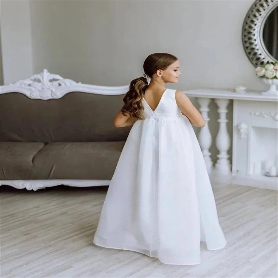 فستان فتاة الزهور بوهو مع لؤلؤي للأطفال الصغار فستان رسمي توتو لوصيفة العروس الأميرة الكرة ثوب فساتين المسابقة للفتيات