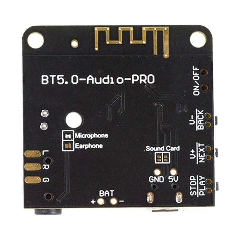 BT5.0 PRO Audio Module Decoder Board With Mic Lossless Car Speaker Audio Amplifier Board DIY Audio Receiver