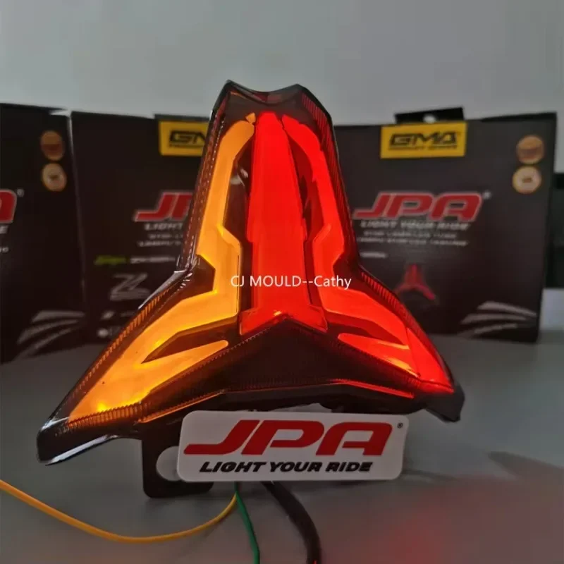 In voorraad Gemodificeerde JPA Motorcycle Stop Lamp Led Achter Led Achterlicht voor Kawasaki Ninja 250/400 Z1000,z400,zx6r,zx10r 2018 2019