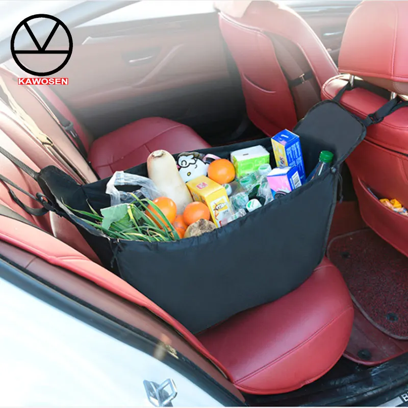 KAWOSEN High Capacity Foldable Car Organizer Multi- Use Big Storage Bag Auto Interior Stowing Tidying Container Box CSTB02