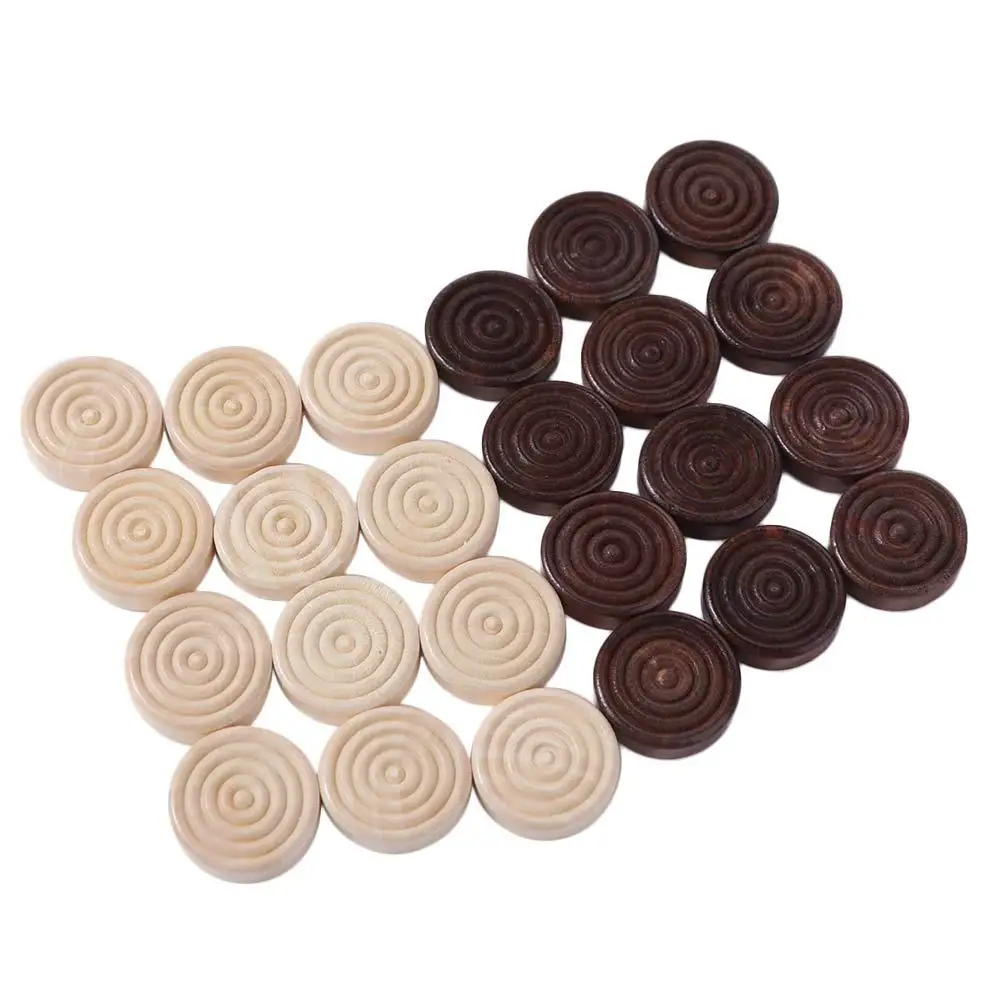 

24Pcs/set International Checker Pieces Set Delicate Standard Chess Game Accessories Improve Intelligence Round