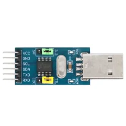 CH341T 2 in 1 module 3.3V 5V USB to I2C IIC UART USB to TTL single-chip serial port downloader