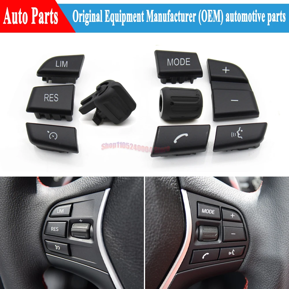 Multifunction Steering Wheel Button Control Switch Keys Set For BMW F10 F11 F20 F22 F02 F06 F12 F07 F30 F15 F16 F25 F26 F32