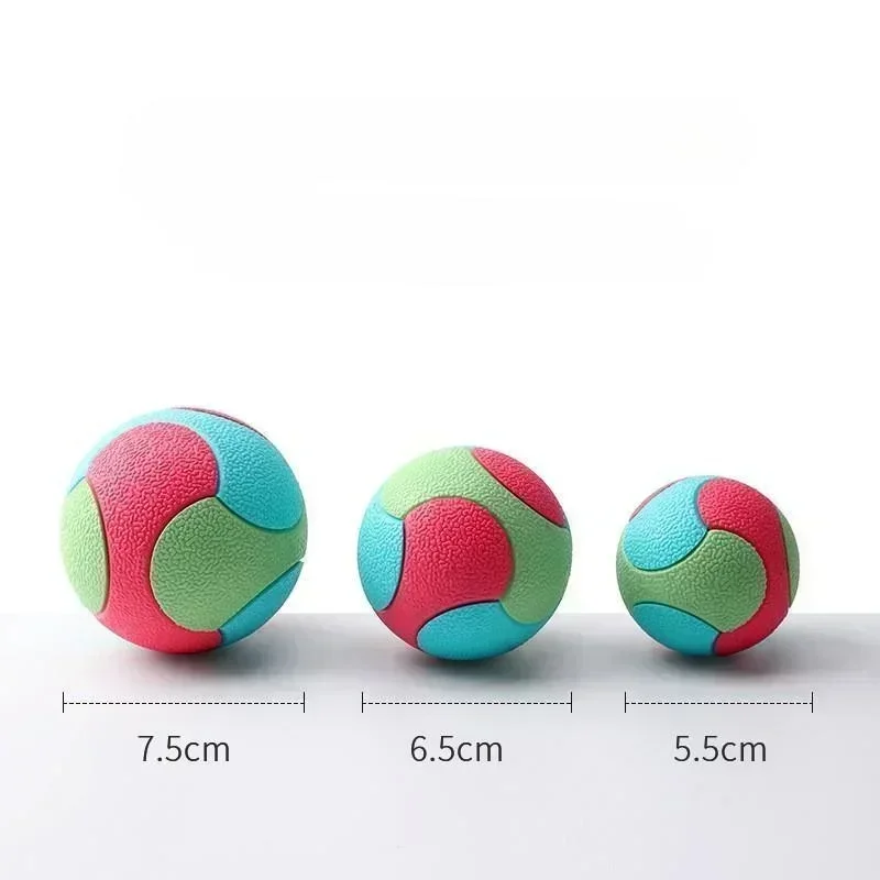 Solid Rubber Dog Balls for Dogs Virtually Indestructible Pet Dog Interactive Toy Training Chew Play Fetch Bite Toys