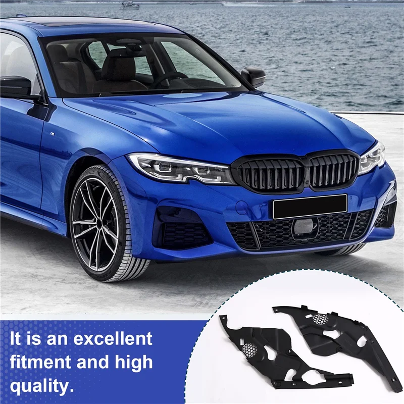 

A72Q-Накладка на фару, резиновое уплотнение + комплект заклепок 51767499927 51767499928 для BMW 3 серии G28 G20 20-25