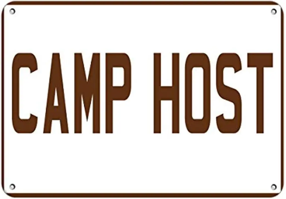 Road Signs Camp Host Activity Sign Campground Signs Hiking Warning Sign