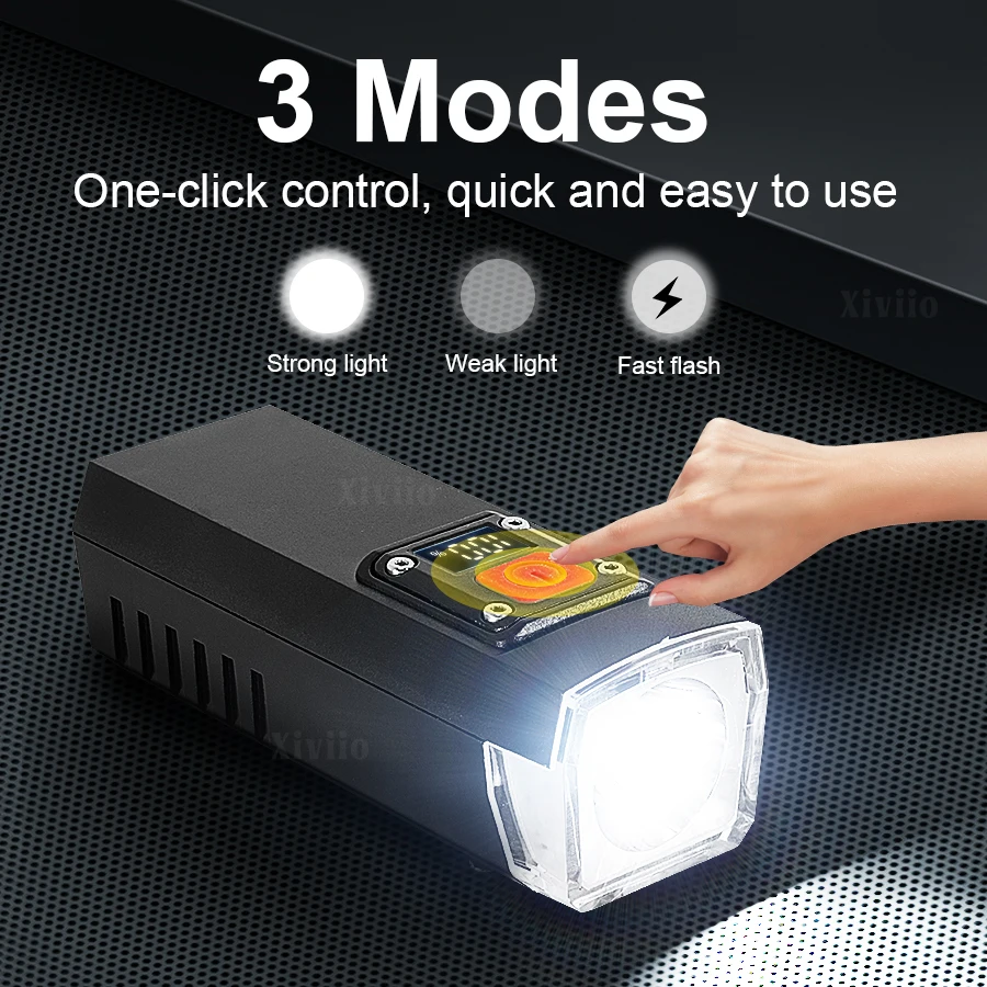 دراجة هوائية خفيفة USB قابلة للشحن ليلاً ركوب المصباح السوبر مشرق دراجة هوائية جبلية ضوء دراجة اكسسوارات ركوب السلامة