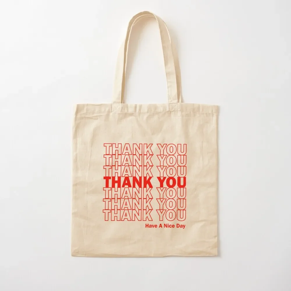 

Thank You Bag Design Tote Bag shopping trolley bag Women's shopper canvas shopping