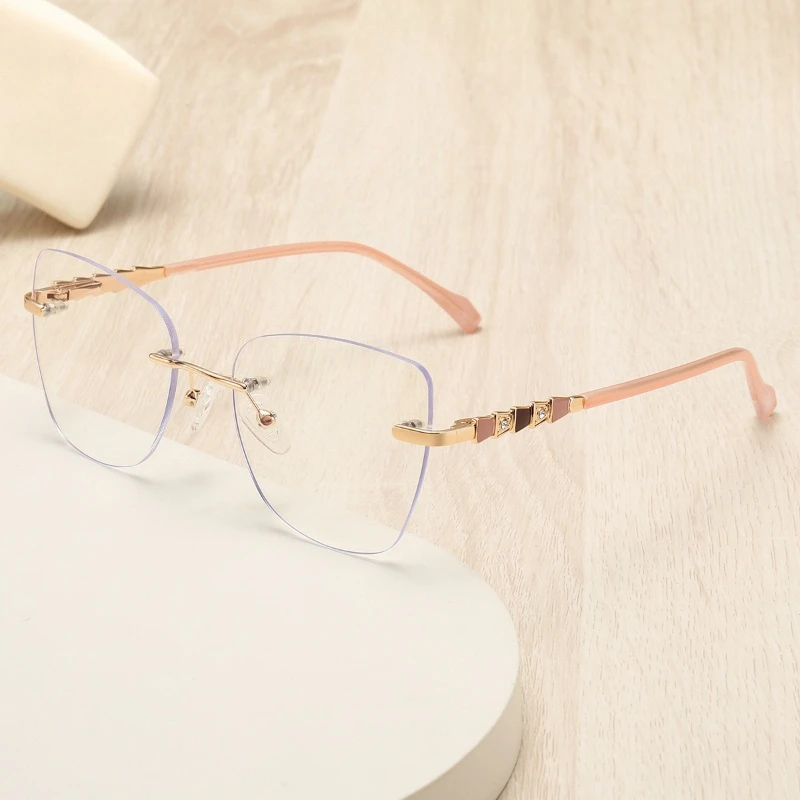 EYORA Luxury Full Rim Metal Currents Reading Glasses Myopia Eyewear Hyperopia Anti Blue Ray Progressive Photochromic Eyewear