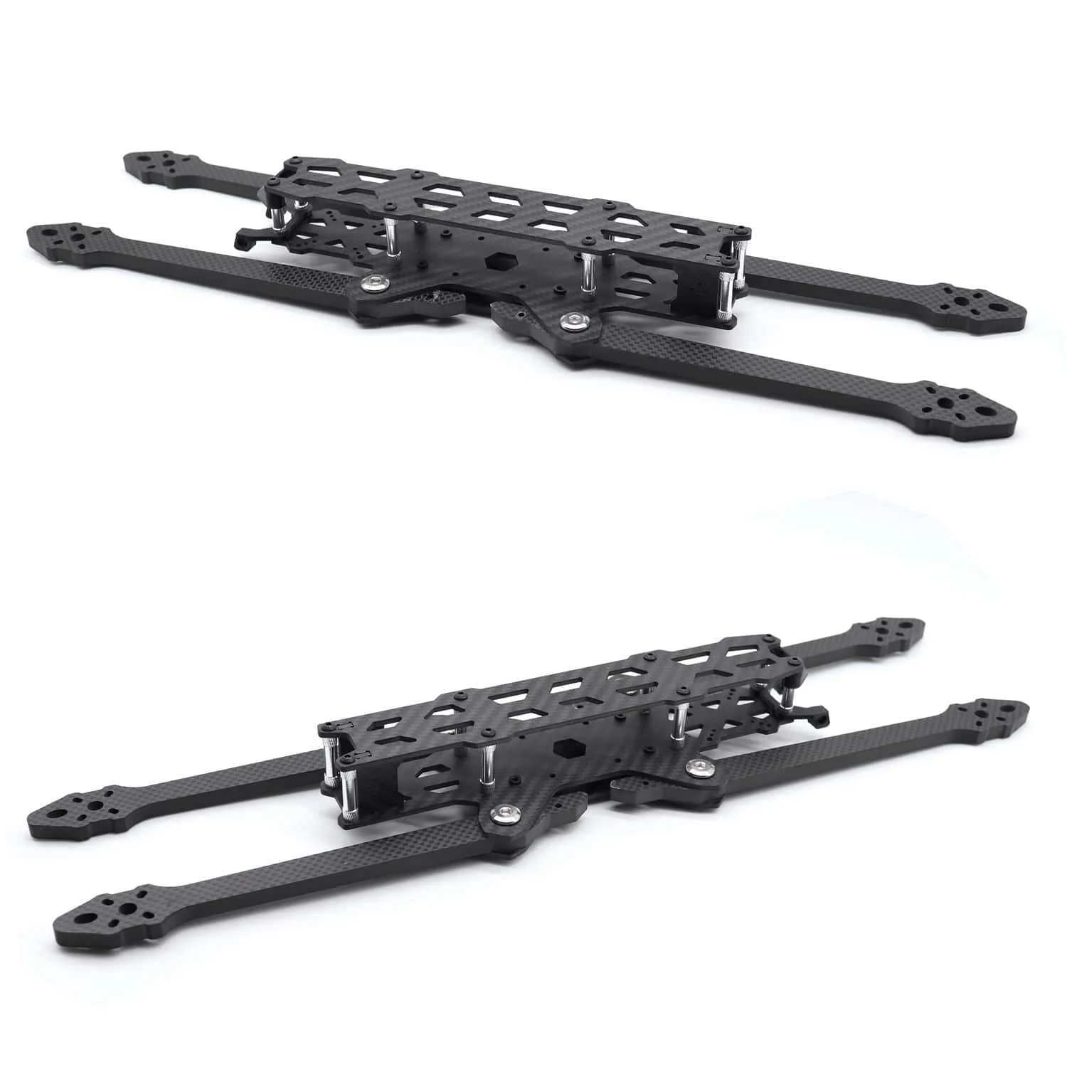 LX10 V2 10-inch Carbon Fiber Folding Frame FPV Car Kit with Wheelbase 405mm 3KG Payload for 10inch Car Long-distance