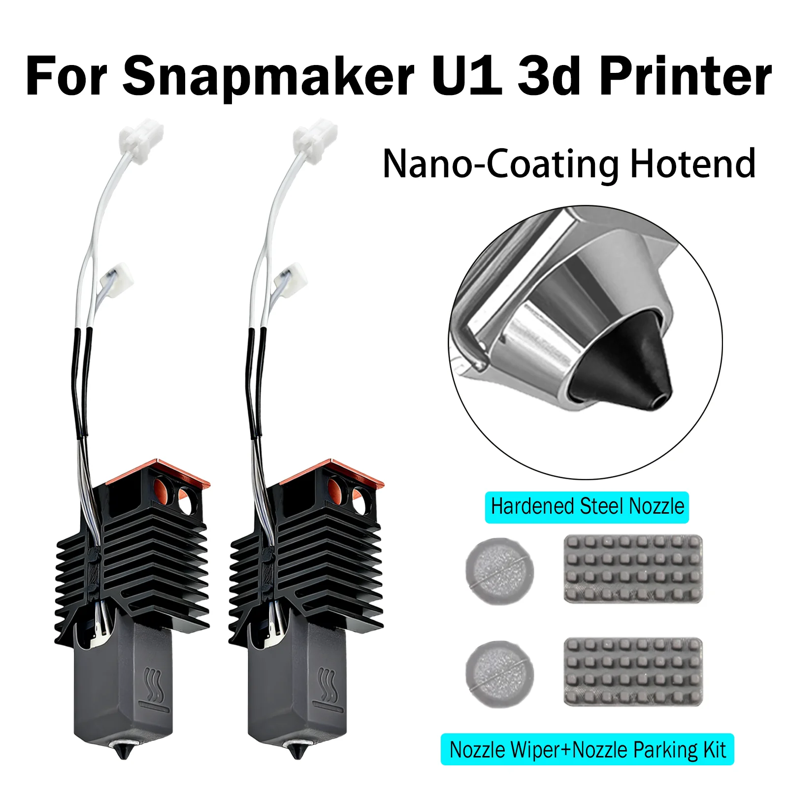 

Комплект керамического блока Hot End 0.4мм 24В 48Вт для Snapmaker U1: стабильный, быстрый, точный нагрев, высокая производительность. Запчасти и аксессуары для 3D-принтера U1.