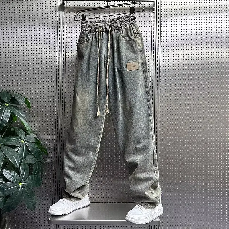 أزياء يابانية فنية على طراز هاراجوكو متعددة الاستخدامات كسول جينز بسيط ملابس شعبية جديدة