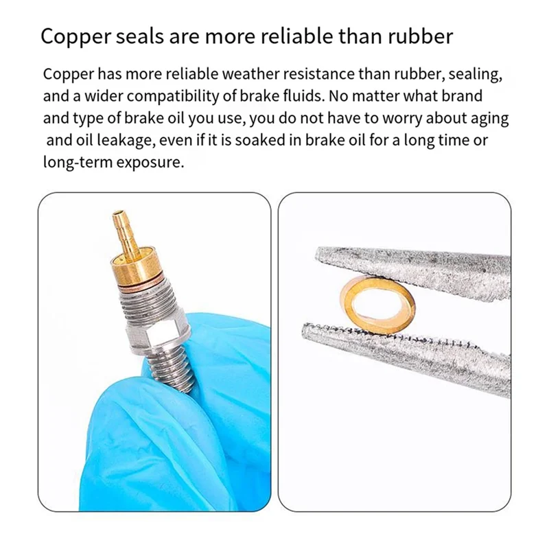 Conjunto universal de conector de mangueira de óleo Hope, agulha de óleo, cabeças de azeitona, pinça de cinco fios para Hope TECH3 V4 E4 X2, extremidade da alça de freio