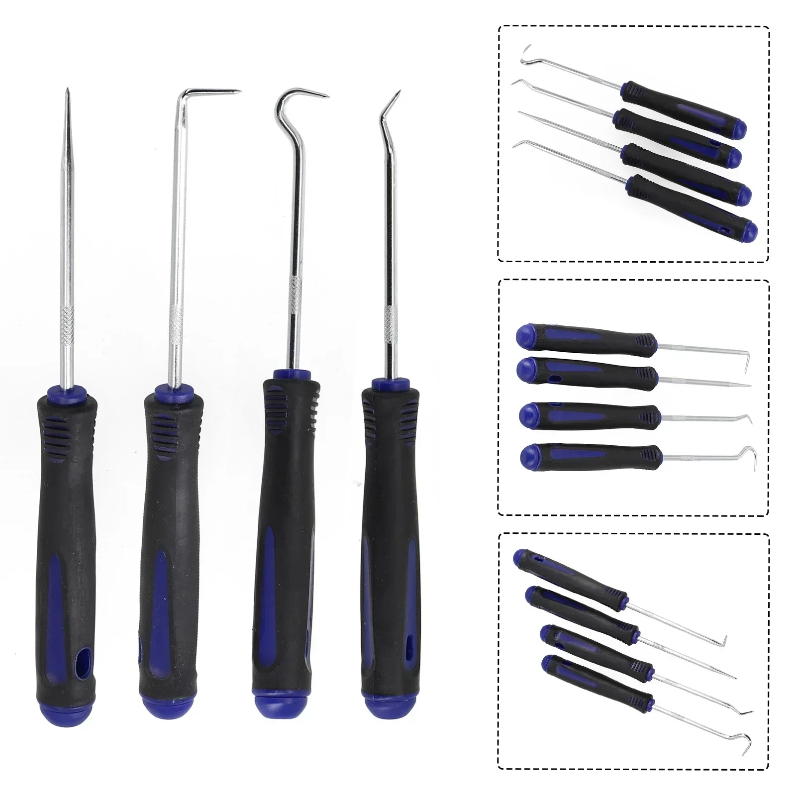 4Pc Car Oil Seal Screwdrivers Set Auto O-Ring Gasket Pick Puller Remover Hooks Tool Repair Auto&Electronics Vehicle Sealing 16cm